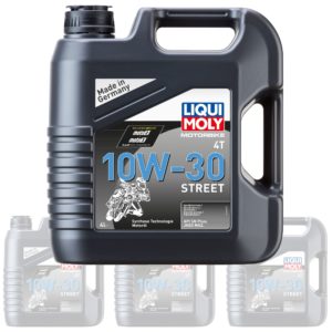 Liqui Moly Oil 4 Stroke – Semi Synth – Street – 10W-30 4L [1688] (Box Qty 4)