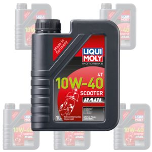 Liqui Moly Oil 4 Stroke – Fully Synth – Scooter Race – 10W-40 1L [20826] (Box Qty 6)