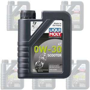 Liqui Moly Oil 4 Stroke – Semi Synth – Scooter – 0W-30 1L [21153]  (Box Qty 6)