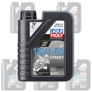 Liqui Moly Oil 4 Stroke – Semi Synth – Street – 15W-50 1L [2555] (Box Qty 6)
