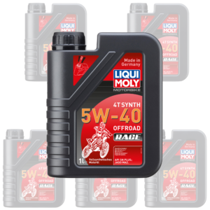 Liqui Moly Oil 4 Stroke – Fully Synth – Offroad Race 5W-40 1L [3018] (Box Qty 6)