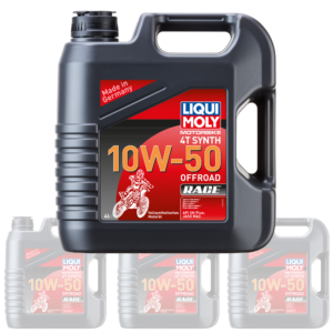 Liqui Moly Oil 4 Stroke – Fully Synth – Offroad Race 10W-50 4L [3052] (Box Qty 4)