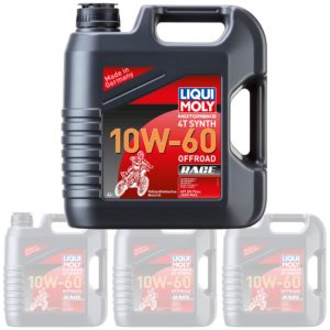 Liqui Moly Oil 4 Stroke – Fully Synth – Offroad Race 10W-60 4L [3054] (Box Qty 4)