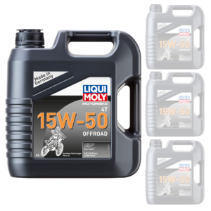 Liqui Moly Oil 4 Stroke – Semi Synth – Offroad Race 15W-50 4L [3058] (Box Qty 4)