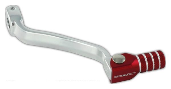 BikeTek MX Alloy Gear Lever With Red Tip - #H10