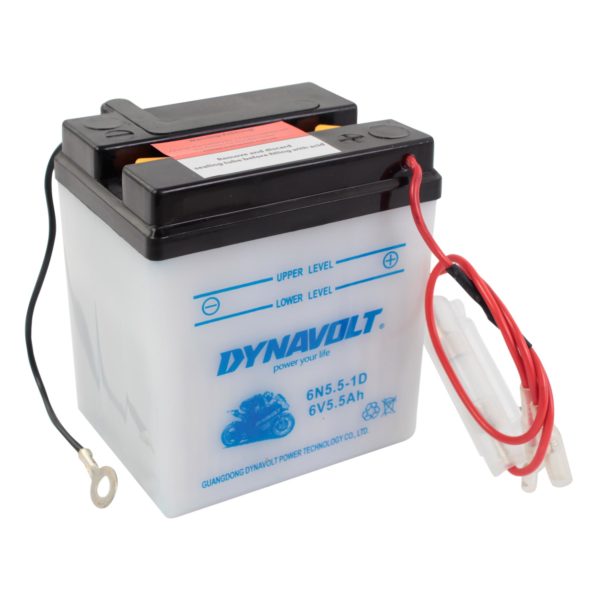 Dynavolt 6N551D Conventional Dry Charge Battery With Acid Pack