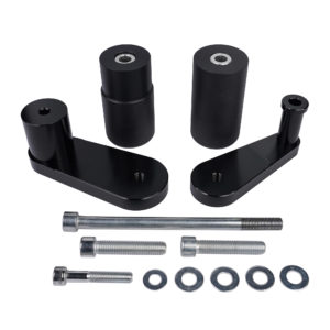 BikeTek Black STP Crash Protector For Kawasaki Ninja 650R 07-08