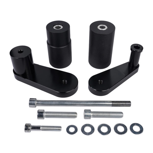 BikeTek Black STP Crash Protector For Kawasaki Ninja 650R 07-08
