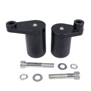 BikeTek Black STP Crash Protector For Yamaha YZF-R6 03-06