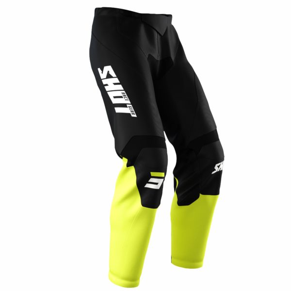 Shot Raw Pants - Burst Neon Yellow (Youth) - Y6-7 - Image 6