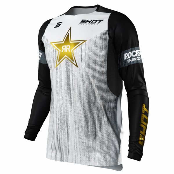Shot Contact Jersey Rockstar Ltd Edition White (Medium)