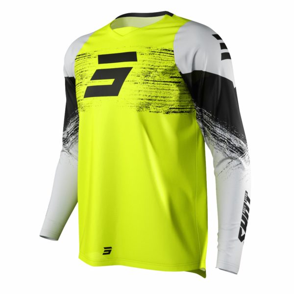 Shot Raw Jersey Burst Neon Yellow (Small)