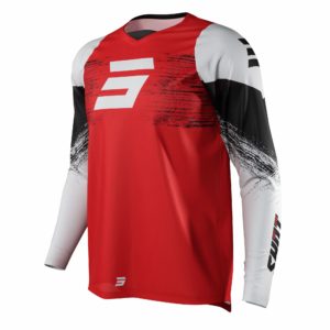 Shot Raw Jersey Burst Red (Medium)