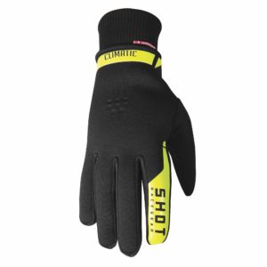 Shot Climatic 2.0 Waterproof MX Gloves Black Neon Yellow (Medium / Size 9)