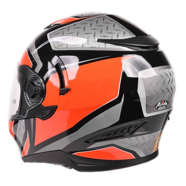 Airoh Helmet Movement S Full Face - Steel Orange Gloss - S - Image 4