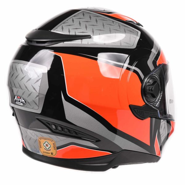 Airoh Helmet Movement S Full Face - Steel Orange Gloss - S - Image 6
