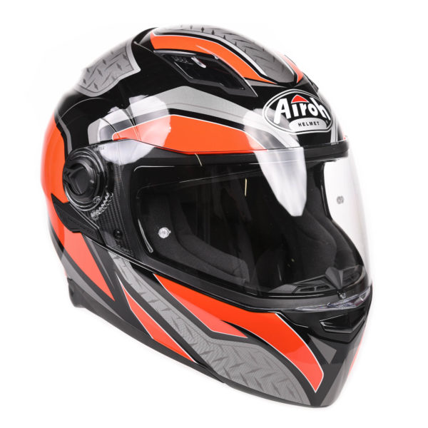 Airoh Helmet Movement S Full Face - Steel Orange Gloss - S - Image 13