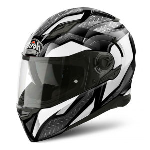 Airoh Helmet Movement S Full Face – Steel White Gloss – S