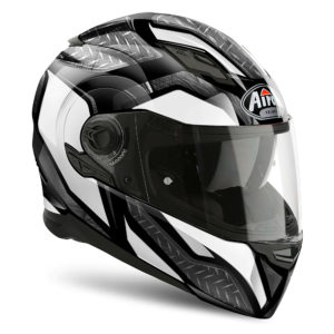 Airoh Helmet Movement S Full Face – Steel White Gloss – S