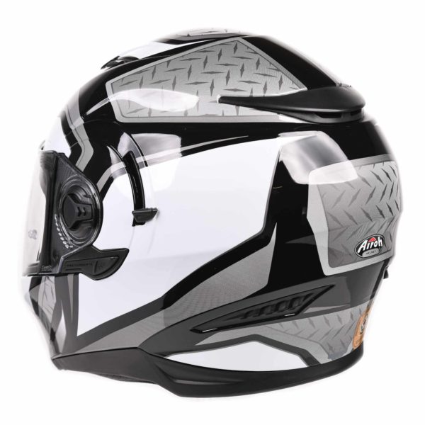 Airoh Helmet Movement S Full Face - Steel White Gloss - S - Image 9