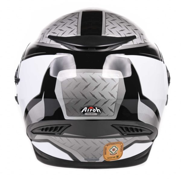 Airoh Helmet Movement S Full Face - Steel White Gloss - S - Image 11