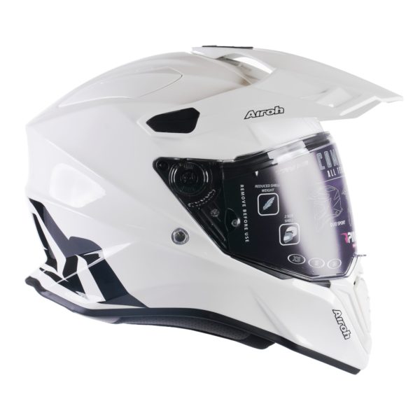 Airoh Commander Adventure Helmet - White Gloss - L - Image 3