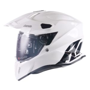 Airoh Commander Adventure Helmet – White Gloss – L