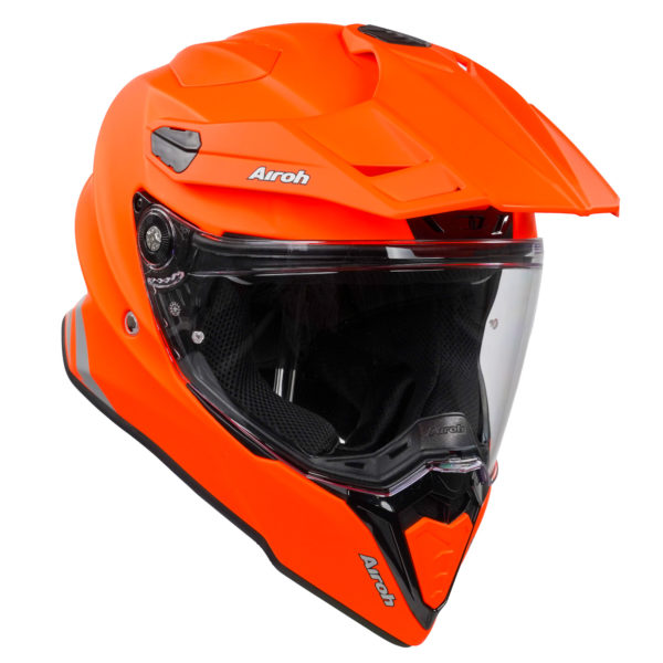 Airoh Commander Adventure Helmet - Orange Fluo Matt - M - Image 5