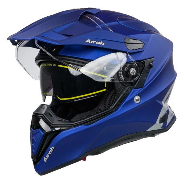 Airoh Commander Adventure Helmet - Blue Matt - L - Image 15