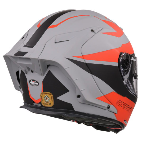 Airoh GP550S Full Face Helmet - Vektor Orange Matt - XL - Image 13