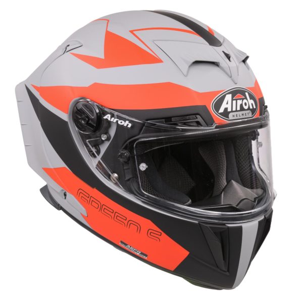 Airoh GP550S Full Face Helmet - Vektor Orange Matt - XL - Image 10