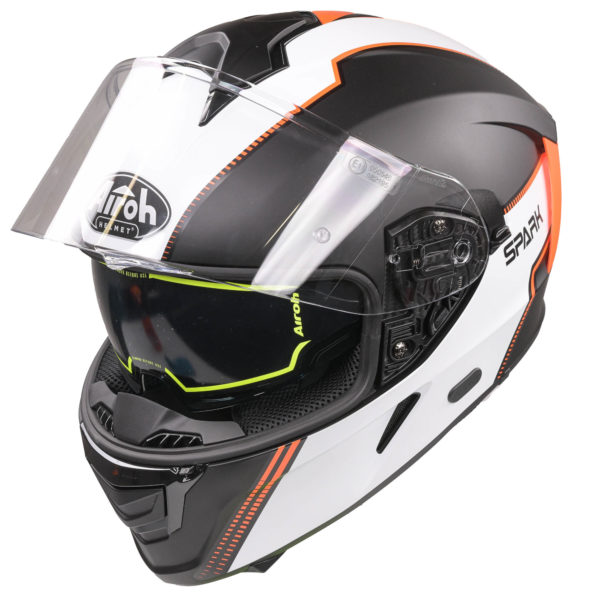 Airoh Spark Flow Helmet - ORANGE MATT (Extra Small) - Image 10