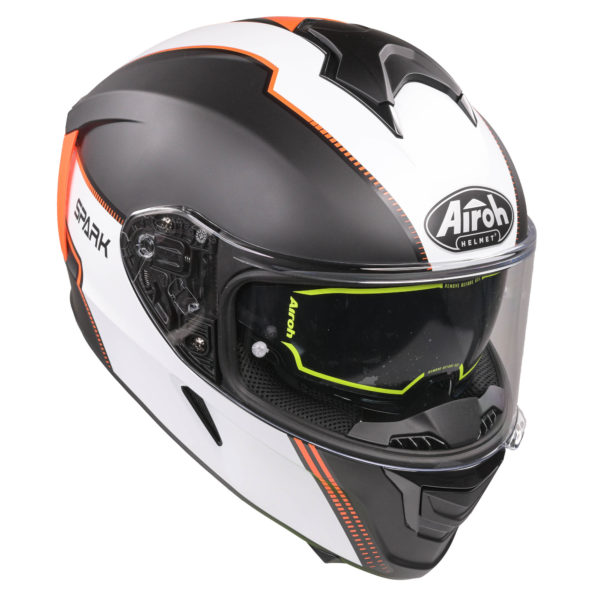 Airoh Spark Flow Helmet - ORANGE MATT (Extra Small) - Image 13