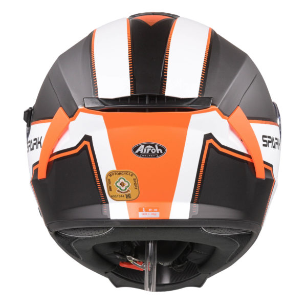 Airoh Spark Flow Helmet - ORANGE MATT (Extra Small) - Image 5