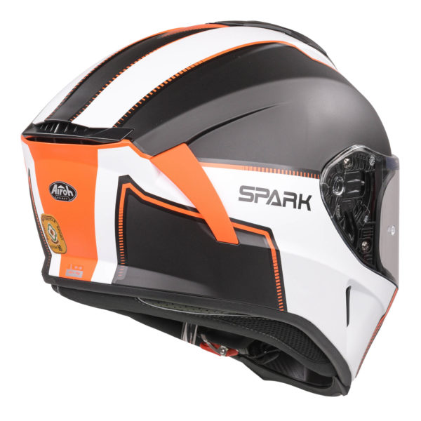 Airoh Spark Flow Helmet - ORANGE MATT (Extra Small) - Image 6