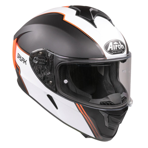 Airoh Spark Flow Helmet - ORANGE MATT (Extra Small) - Image 8