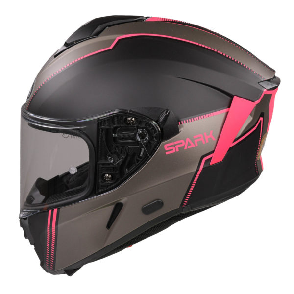 Airoh Spark Flow Helmet - Black/Pink MATT (Extra Small) - Image 15