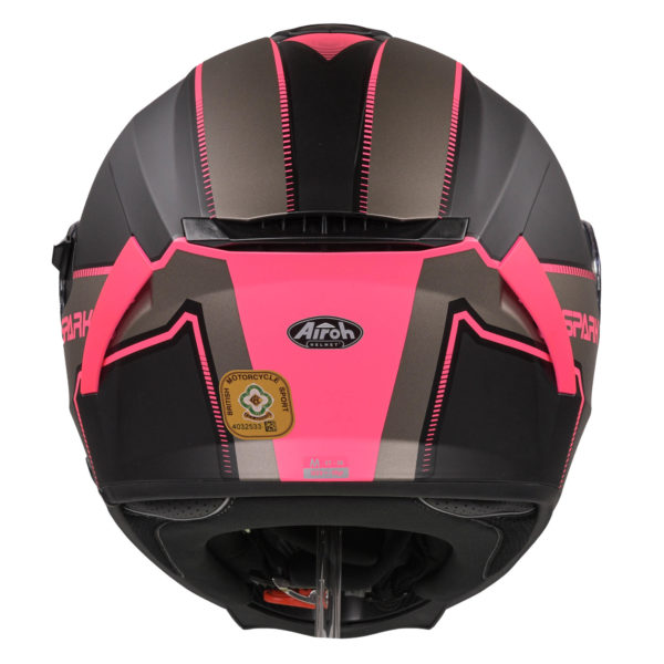 Airoh Spark Flow Helmet - Black/Pink MATT (Extra Small) - Image 5