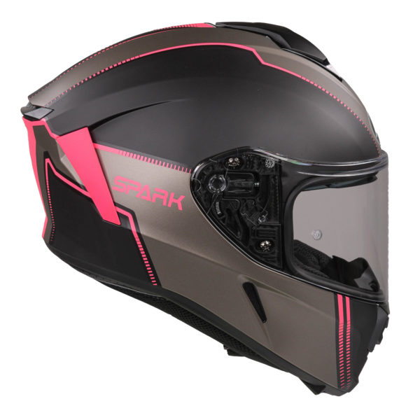 Airoh Spark Flow Helmet - Black/Pink MATT (Extra Small) - Image 14