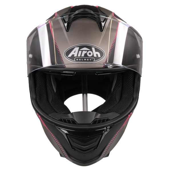 Airoh Spark Flow Helmet - Black/Pink MATT (Extra Small) - Image 9