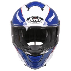 Airoh Spark Flow Helmet – Blue/Red (Extra Small)