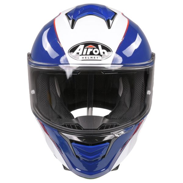 Airoh Spark Flow Helmet - Blue/Red (Extra Small)