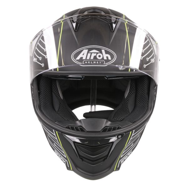 Airoh Spark Flow Helmet - Black Circuit MATT (Small) - Image 9