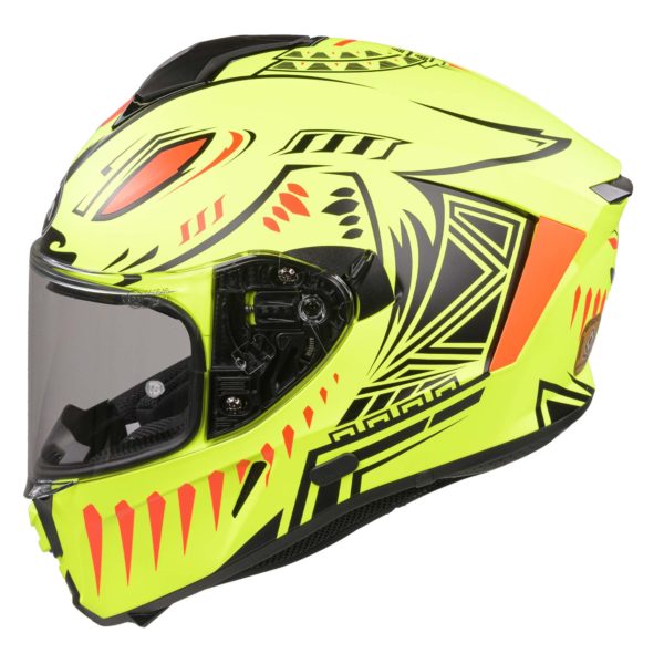Airoh Spark Flow Helmet - Matt Yellow Fluro Vibe (Small) - Image 15
