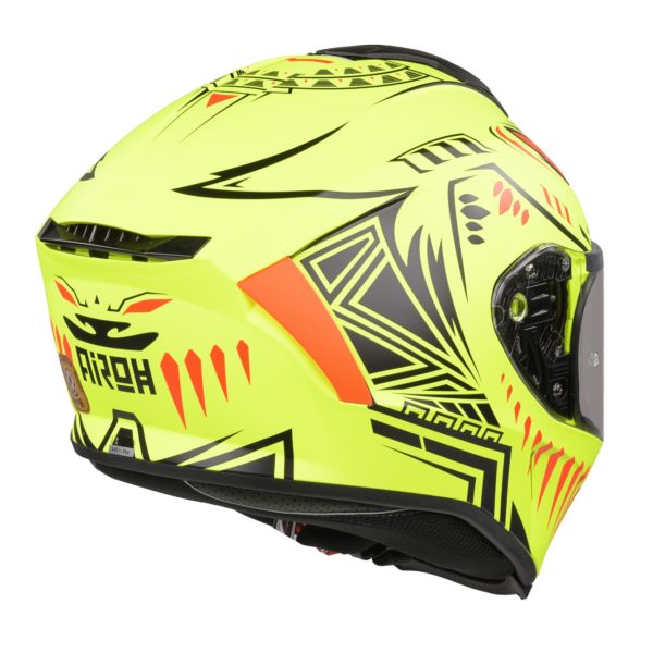 Airoh Spark Flow Helmet - Matt Yellow Fluro Vibe (Small) - Image 6