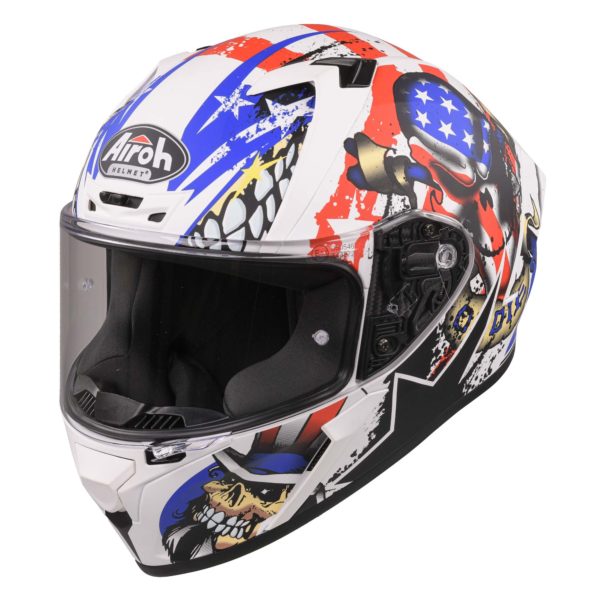 Airoh Valor Full Face Helmet - Uncle Sam Matt - XS - Image 12