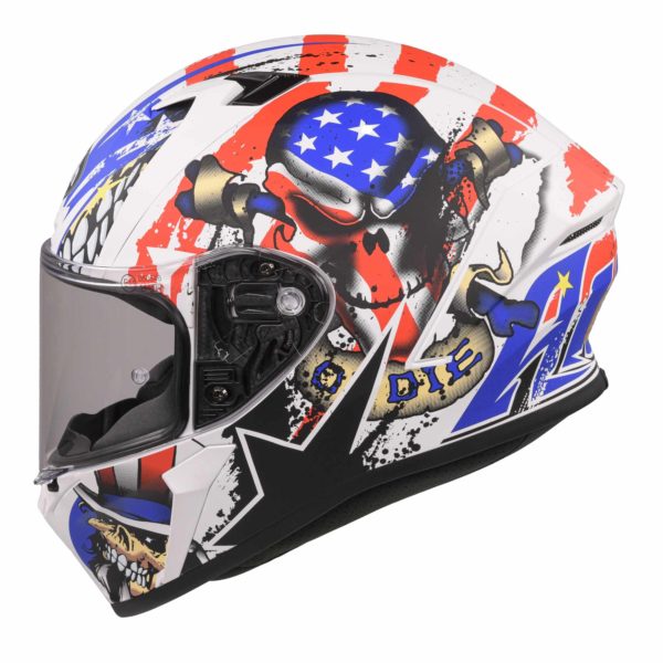 Airoh Valor Full Face Helmet - Uncle Sam Matt - XS - Image 15