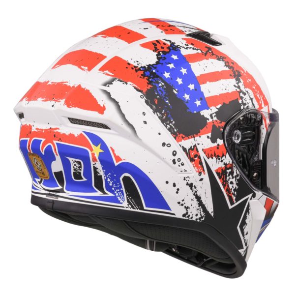 Airoh Valor Full Face Helmet - Uncle Sam Matt - XS - Image 6