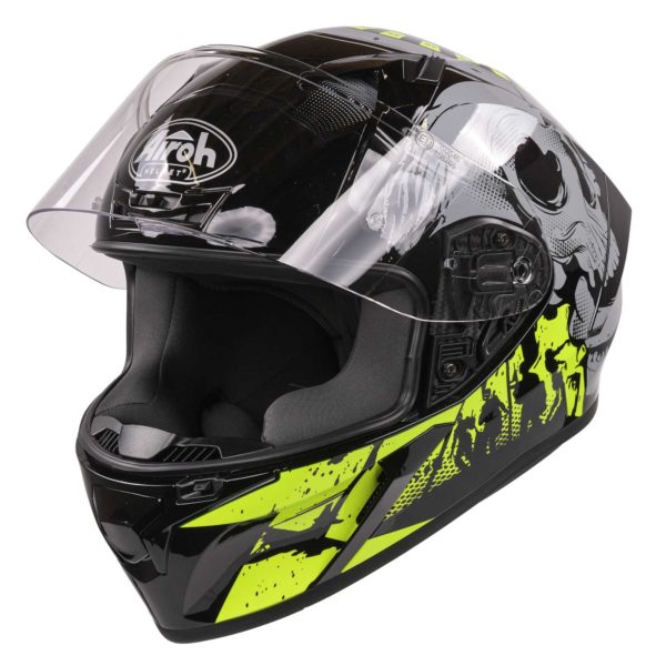 Airoh Valor Full Face Helmet - Akuna Yellow Gloss - XS - Image 10