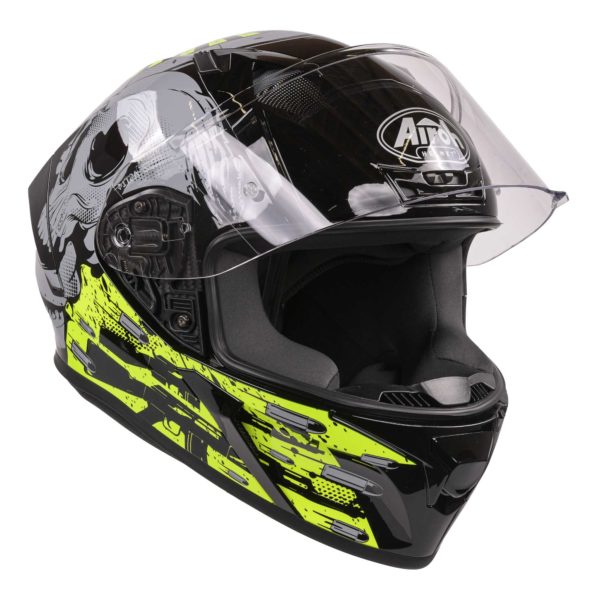 Airoh Valor Full Face Helmet - Akuna Yellow Gloss - XS - Image 13